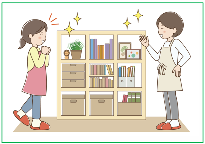 Bài 1:  Hội thoại: 片づけるのが好きなんです chép 3